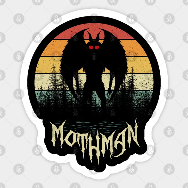 Mothman Sticker by Tesszero